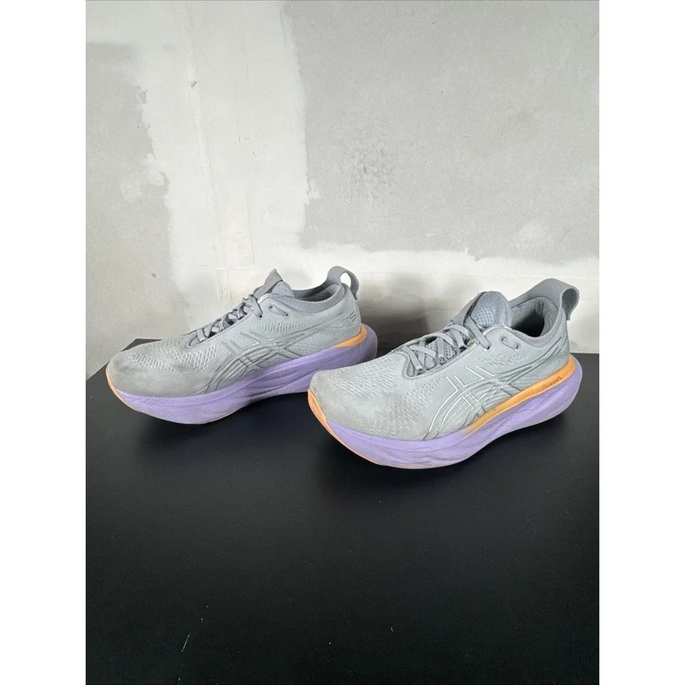 ASICS Gel Nimbus 25 'Piedmont Gray Purple' Women's Size 10 Running Shoes Workout